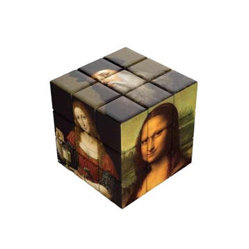 Leonardo da Vinci Speed Cube Puzzel 3x3, Verzenden, Nieuw