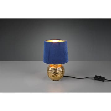 LED Tafellamp - Trion Sofia - E14 Fitting - Rond - Mat Blauw, Ophalen of Verzenden, Nieuw