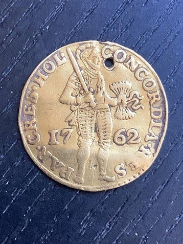 Nederland, Holland Dukaat 1762 (Zonder minimumprijs), Postzegels en Munten, Munten | Nederland