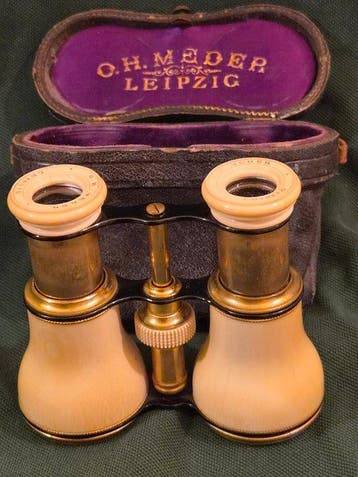 Zoom binoculars - Opernglas signiert - 1885-1900 - Duitsland