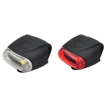 Benson LED fietslamp set - siliconen - waterdicht - 12 ch..., Ophalen of Verzenden, Nieuw