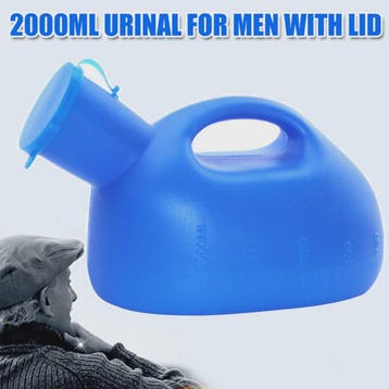 2000ml Dik Heren Urinaal met Deksel - Draagbare Plasfles voo, Verzenden, Nieuw