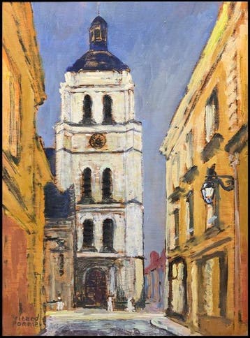 Bernard Pommier (1933) - Bourg-en-Bresse: La Cathédrale