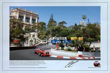 Ferrari - Monaco Grand Prix - Kimi Räikkönen - 2007 - Print, Nieuw