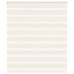 vidaXL Zebra rolgordijn 125x100 cm stofbreedte 120,9 cm, Verzenden, Nieuw, Beige