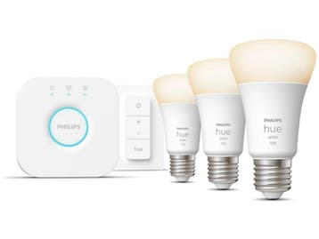 Philips Hue White Starterkit - 3 E27 slimme lampen 1100lm +, Verzenden, Nieuw
