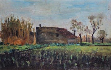 Mario Vittorio (1908 - 1975) - Paesaggio, Antiek en Kunst, Kunst | Schilderijen | Klassiek