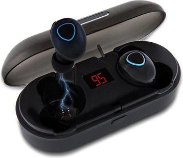 LifeGoods True Wireless Oordopjes met Oplaadcase – Blue..., Verzenden, Nieuw