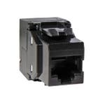 Keystone RJ45 - Cat6 U/UTP (Zwart), Verzenden, Nieuw