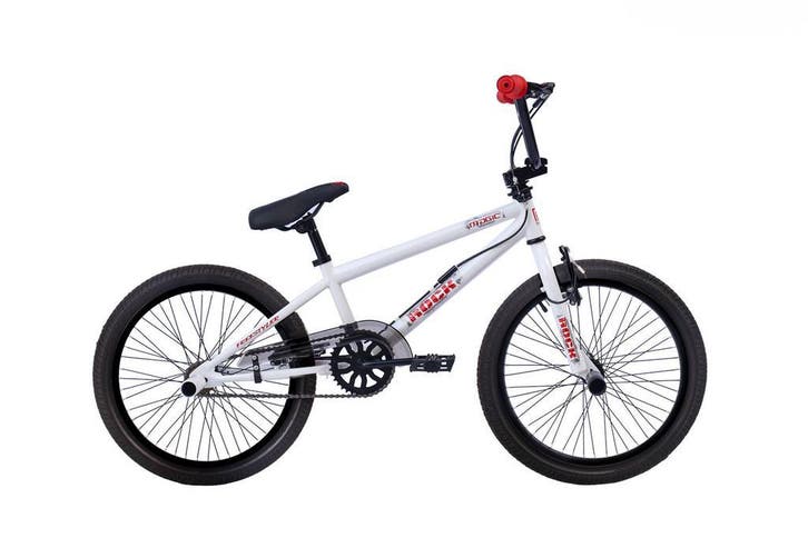 Magic Rock BMX Freeystyle 20 Inch Wit Crossfiets, Fietsen en Brommers, Fietsen | Crossfietsen en BMX, Nieuw, Stuur 360° draaibaar