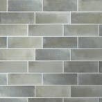 Vloertegel wandtegel raku blauw 6x18,6 r9 vloertegel, Ophalen, Keramiek, Nieuw, 10 m² of meer