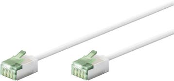 Ultraflexibele 5M CAT 8.1-patchkabel, slank, U/FTP, wit, Ophalen of Verzenden, Nieuw
