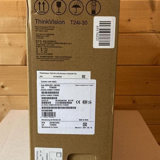Magazijn opruiming! Lenovo 24 monitor Thinkvision T24i HDMI, Computers en Software, Monitoren, Nieuw, Ophalen of Verzenden