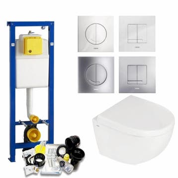 Xs Toiletset 23 Megasplash Zero Compact Met Bril En, Ophalen of Verzenden, Nieuw