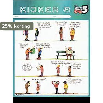 Verrekijker 5 taal - werkboek kijker 8 - Els De Latter, Verzenden, Zo goed als nieuw, Els De Latter