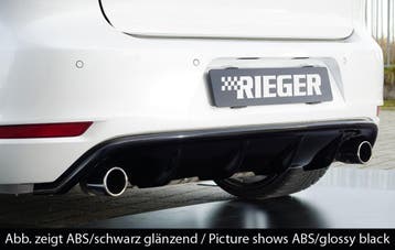 Rieger diffuser | Golf 6 GTI - 3-drs., 5-drs., Cabrio | stuk, Verzenden, Nieuw, Volkswagen
