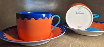 Daum Frères - Garouste & Bonett - Koffie- en theeservies (2)