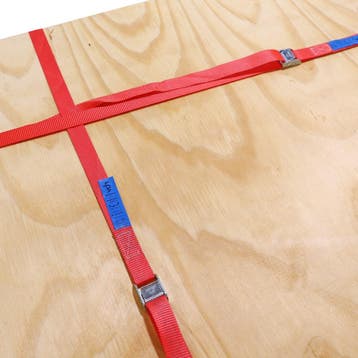 Gebruikte Opzetrand transportkist gesloten palletkist, Ophalen of Verzenden