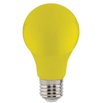 LED Lamp - Specta - Geel Gekleurd - E27 Fitting - 3W, Ophalen of Verzenden, Nieuw, Overige materialen, Overige fittingen