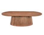 Salontafel Salvator Ovaal 120 cm - naturel | Livingfurn, Ophalen of Verzenden, Nieuw