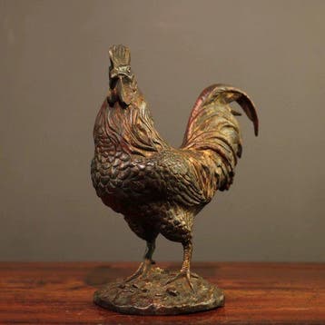 Decoratief ornament - Koperen modderhaan