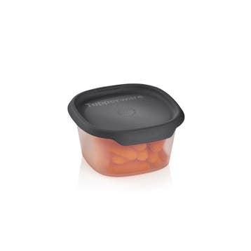 Tupperware One Touch Fresh Voorraadbus 370 ml Zwart, Ophalen of Verzenden, Nieuw