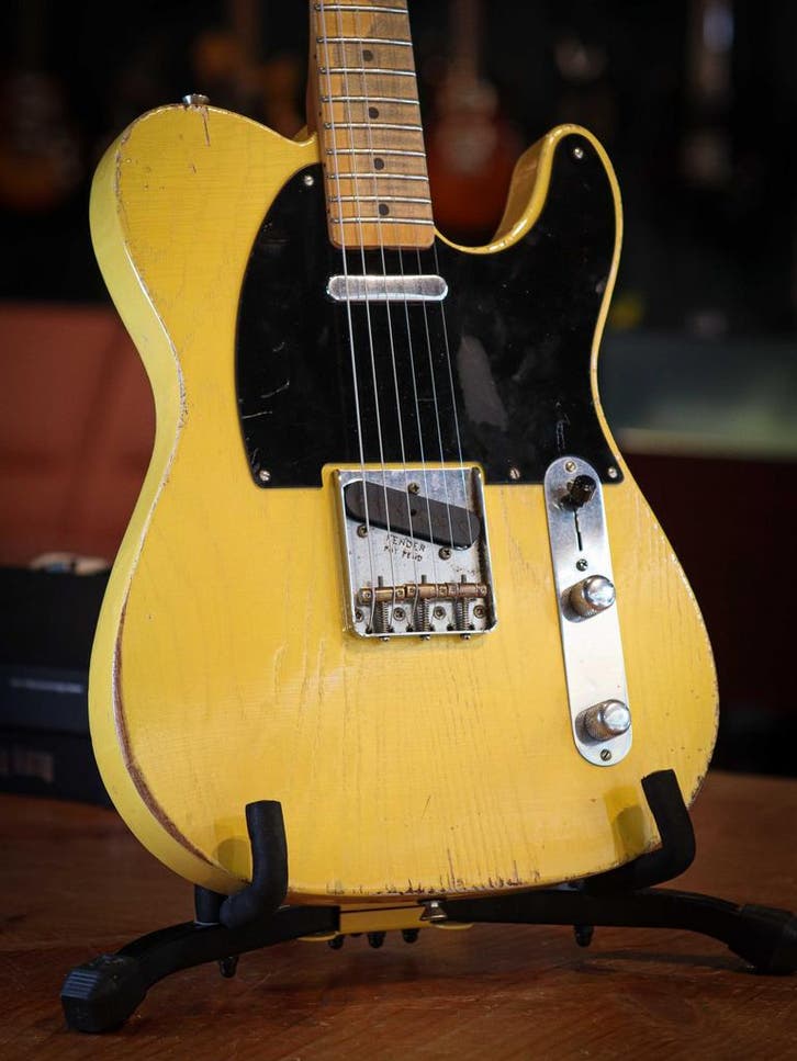 Fender Road Worned Telecaster by Kauffmann, Muziek en Instrumenten, Snaarinstrumenten | Gitaren | Elektrisch, Solid body, Gebruikt