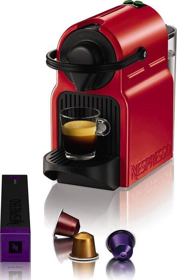 Krups Nespresso Inissia XN1005 - Koffiecupmachine - Rood, Witgoed en Apparatuur, Koffiezetapparaten, Verzenden, Nieuw