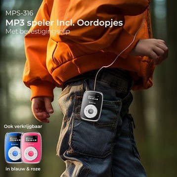 2dekans | Denver MP3 Speler Incl. Oordopjes - 32GB - Shuffle, Audio, Tv en Foto, Mp3-spelers | Overige merken, Ophalen of Verzenden