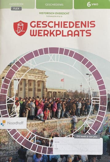 Geschiedeniswerkplaats 3e ed vwo 6 FLEX Handboek historisch, Verzenden, Zo goed als nieuw