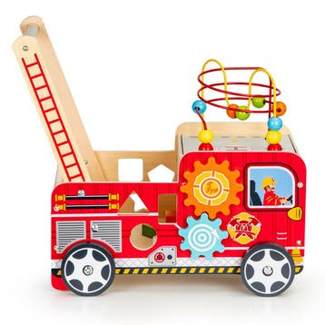 Loopwagen Rood Hout | Peuter Speelgoed | Premium | Beste..., Ophalen of Verzenden, Nieuw, Loopvoertuig