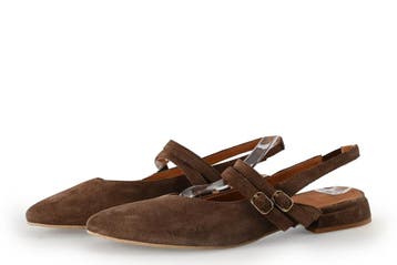 Manfield Slingbacks in maat 40 Bruin, Bruin, Verzenden, Zo goed als nieuw, Manfield