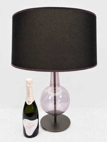 Penta - Tafellamp - Glas, Staal, Textiel - Hand Made Glass, Antiek en Kunst