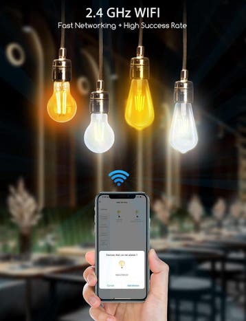 E27 LED lamp - Dimbaar - Filament lamp - 6W - 5 stuks - Aigo, Verzenden, Zo goed als nieuw