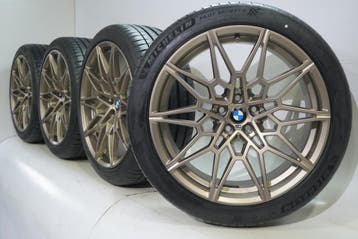 BMW X3M X4M F97 F98 892M 21 inch velgen Michelin Zomerbanden, Gebruikt, Velg(en), Zomerbanden, 21 inch