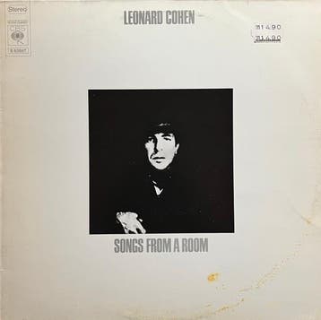 Leonard Cohen - Songs From A Room, Ophalen of Verzenden, Gebruikt