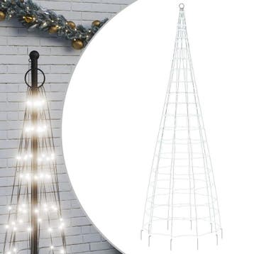 Kerstdecoratie 300cm led vlaggenmast | retourdeal 53% kor..., Diversen, Ophalen of Verzenden, Nieuw