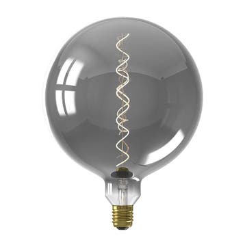 Calex Filament LED Lamp Kalmar XXL Metallic Titanium Ø200 m, Huis en Inrichting, Lampen | Losse lampen, Nieuw