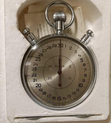 SLAVA professional stopwatch model SDS-pr 1. Vintage, 100%