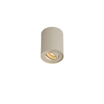 Moderne opbouwspot beige GU10 50mm draai- en kantelbaar -, Verzenden, Nieuw