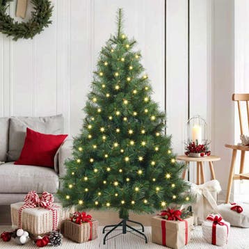 vidaXL Kunstkerstboom Groen 150 cm PE en PVC, Verzenden, Nieuw
