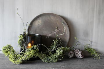 Lange namaak gedraaide mos tak Grey/green 115 cm, Ophalen of Verzenden, Nieuw