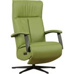 Groene relaxfauteuils, Ophalen of Verzenden, Nieuw, Leer
