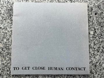 To get close human contact – O bliski miedzyludzki kontakt, Verzenden, Gelezen, Overige onderwerpen