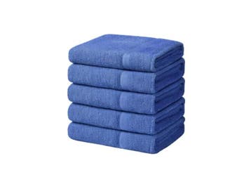 Veiling - Handdoeken 70×140 cm – Set van 5 – 400 g/m², Nieuw