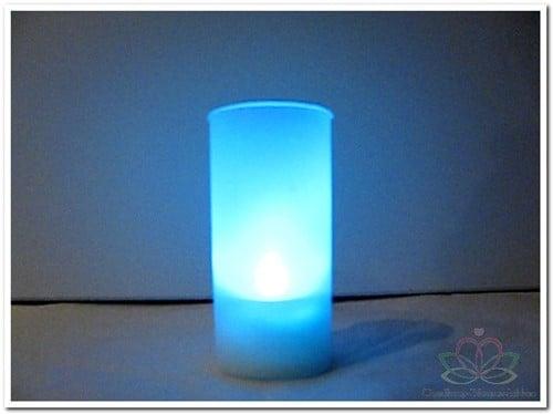 Windlichtje met LED kaarsje met filmpje, Huis en Inrichting, Woonaccessoires | Kunstplanten en Kunstbloemen, Nieuw, Ophalen of Verzenden