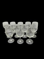 Drinkservies (12) - Kristal - Oude glazen, Antiek en Kunst, Antiek | Glas en Kristal