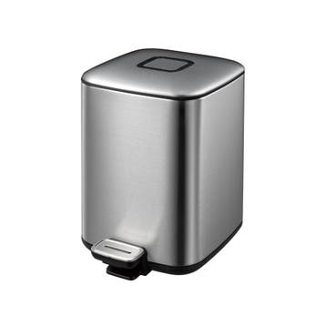 EKO Regent Step Bin 6 ltr - Mat RVS, Verzenden, Nieuw
