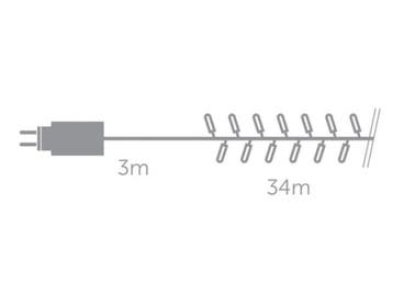 2dekans | Light Creations Shimmerlight Led-34-1500-24v-aw –, Diversen, Kerst, Ophalen of Verzenden, Zo goed als nieuw