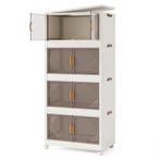 LIVSK 284L Opbergdozen met Deksel - Stapelbaar en Vouwbaar -, Verzenden, Nieuw